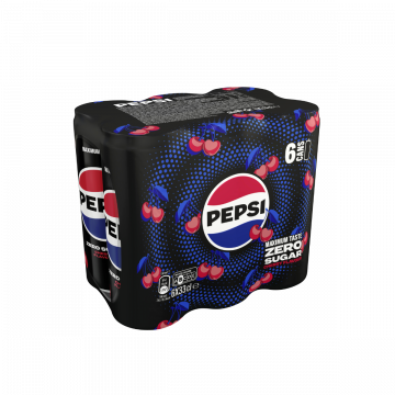 Pepsi Zero Sugar Cherry blik 6 x 33cl