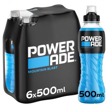 Powerade Isotonic Blue Ice clip 6 x 50cl