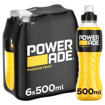 Powerade Isotonic Passion Fruit clip 6 x 50cl