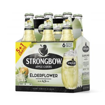 Strongbow Elderflower (5+1) 6 x 33cl
