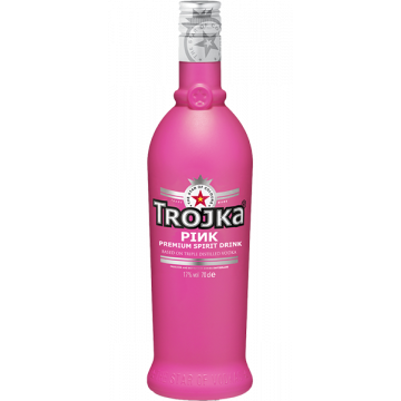 Vodka Trojka Pink fles 70cl
