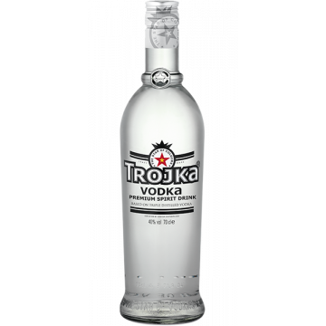Vodka Trojka Pure Grain fles 70cl