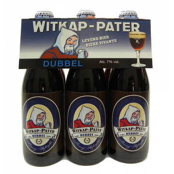Witkap Pater Dubbel clip 6 x 33cl