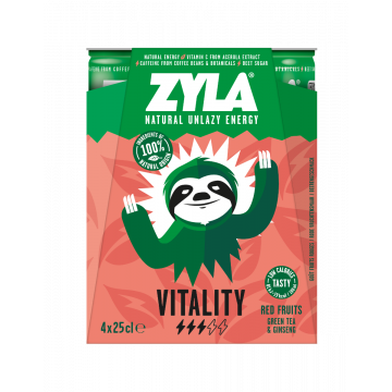 Zyla Vitality Red Fruits clip 4 x 25cl