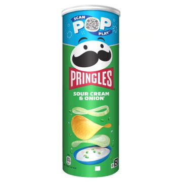 Pringles Sour Cream & Onion Chips 165gr