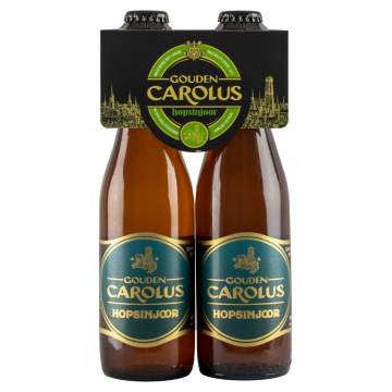 Gouden Carolus Hopsinjoor clip 4 x 33cl