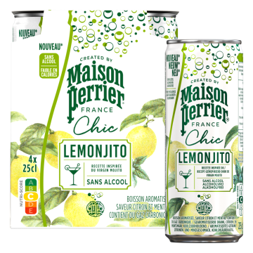 Maison Perrier Chic Lemonjito blik 4 x 25cl