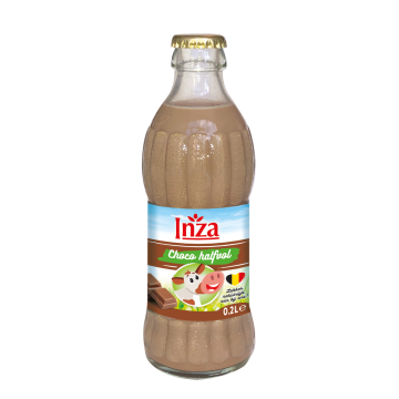 Inza halfvolle chocolademelk fles 20cl