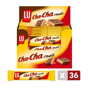 LU Cha-Cha Maxx Chocolade Koeken Melkchocolade 36 x 34,3g