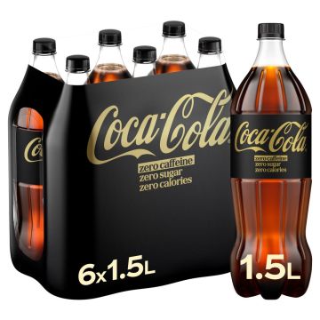 Coca-Cola Zero Sugar Zero Caffeine Pet 6 x 1,5l