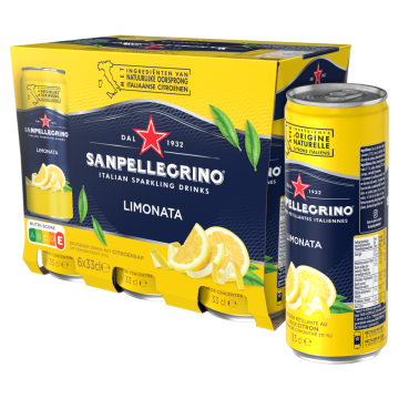 San Pellegrino Limonata blik 6 x 33cl