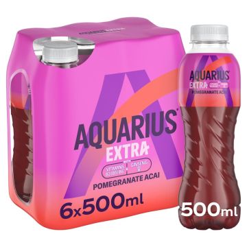 Aquarius Pomegranate Acai pet 6 x 50cl