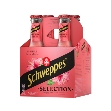 Schweppes Selection Hibiscus clip 4 x 20cl