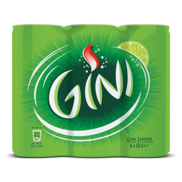 Gini Lemon blik 6 x 33cl