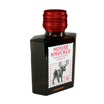 Moose Knuckle Wodka fles 2cl