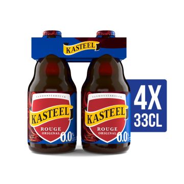 Kasteel Rouge 0.0% clip 4 x 33cl