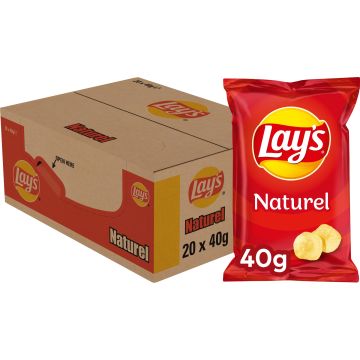 Lay's Naturel Chips Multipack 20 x 40g