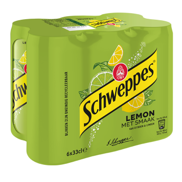 Schweppes Lemon blik 6 x 33cl