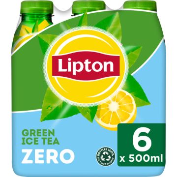 Lipton Ice Tea Green Zero Sugar clip 6 x 50cl