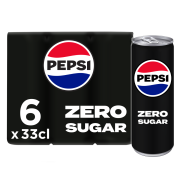 Pepsi Zero Sugar blik 6 x 33cl