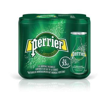 Perrier blik 6 x 33cl