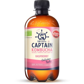 The Gutsy Captain Kombucha California Raspberry pet 40cl