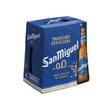 San Miguel Sin 0,0% clip 6 x 25cl