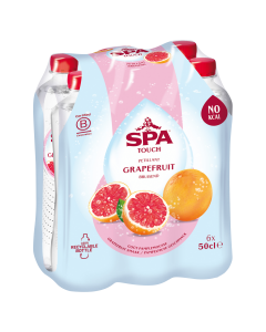 SPA TOUCH Bruisend Mineraalwater Pompelmoes clip 6 x 50cl