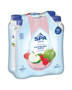 SPA TOUCH Niet-Bruisend Mineraalwater Framboos Appel clip 6 x 50cl
