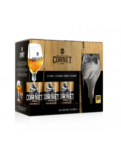 Cornet Oaked giftpack 6 x 33cl + 2 glazen