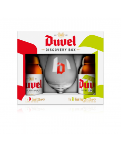 Duvel & Duvel Tripel Hop Gift pack geschenk 2x33cl + glas