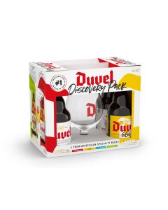 Duvel Discovery 4 x 33cl + glas giftpack 
