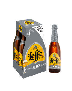 Leffe Blond 0,0% clip 4 x 33cl