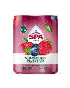 Spa Fruit Sparkling Strawberry-Blueberry clip 4 x 25cl