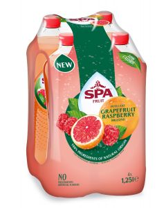 Spa Fruit Sparkling Grapefruit-Raspberry pet 4x1,25l