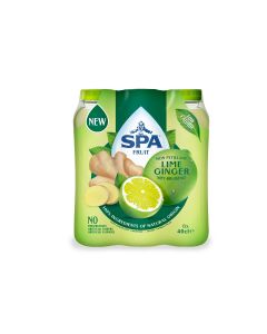 Spa Fruit Still Lime-Ginger clip 6 x 40cl