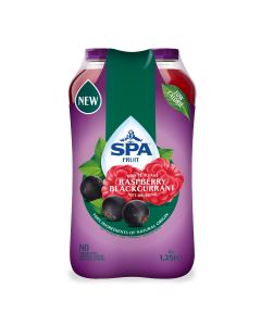 Spa Fruit Still Raspberry-Blackcurrant pet 4x1,25l