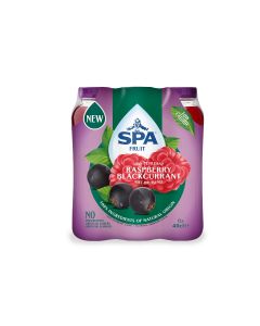 Spa Fruit Still Raspberry-Blackcurrant clip 6 x 40cl