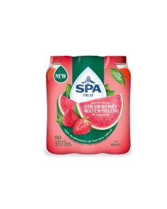 SPA Fruit Niet-bruisende Fruitlimonade Aardbei Watermeloen clip 6 x 40cl