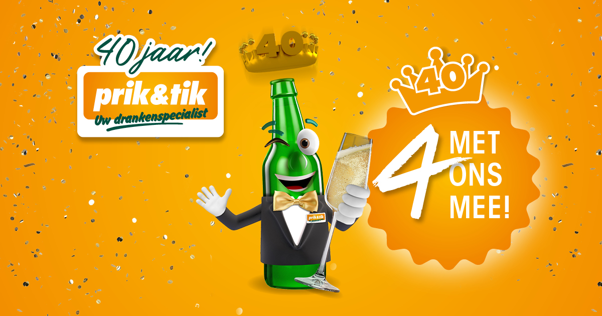 Prik&Tik is al 40 jaar Op&Top!