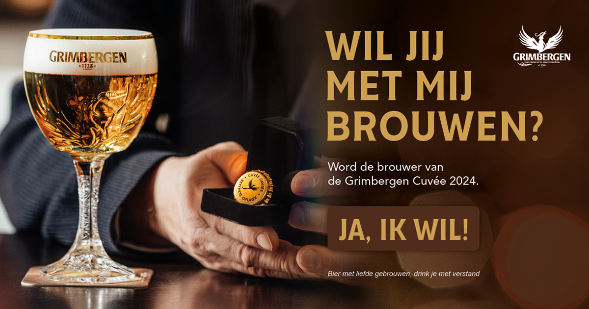 Word de brouwer van de Grimbergen Cuvée 2024.