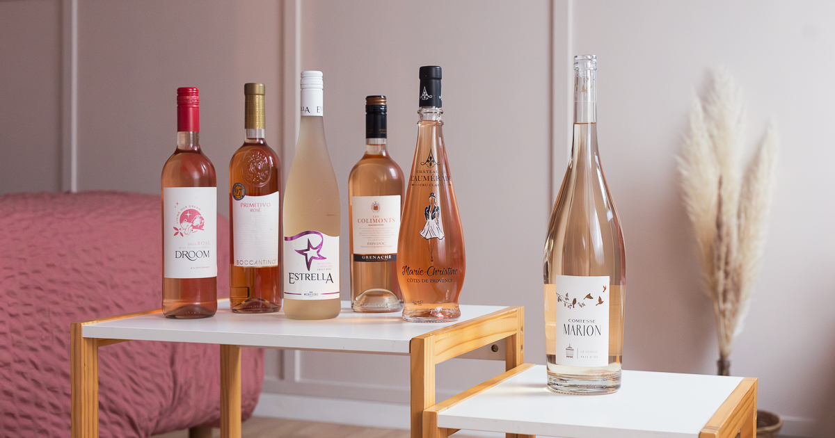 Alleen maar rozeschijn met rosé wijn!