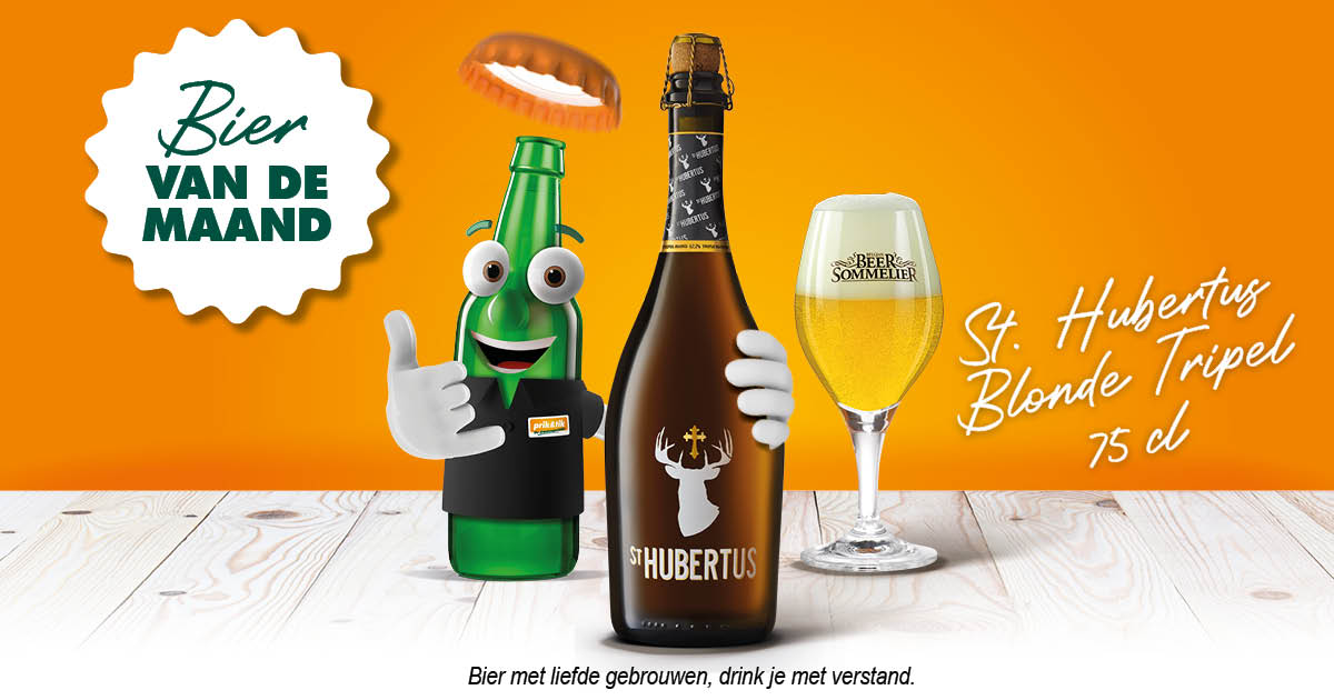 Bier van de maand: St. Hubertus Blonde Tripel 75 cl