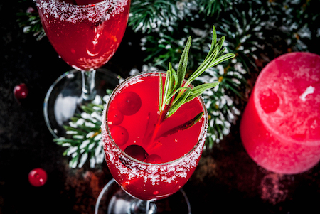 Prik&Tik - Favoriete cocktails voor Thanksgiving - Cranberry Mimosa