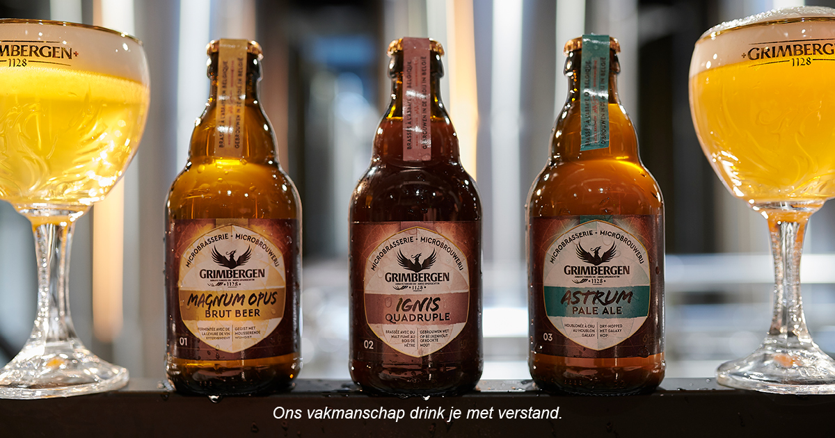 Beer Coaster ~ Brouwerijen Alken-Maes GRIMBERGEN Bier ~ Since 1128 Heineken 
